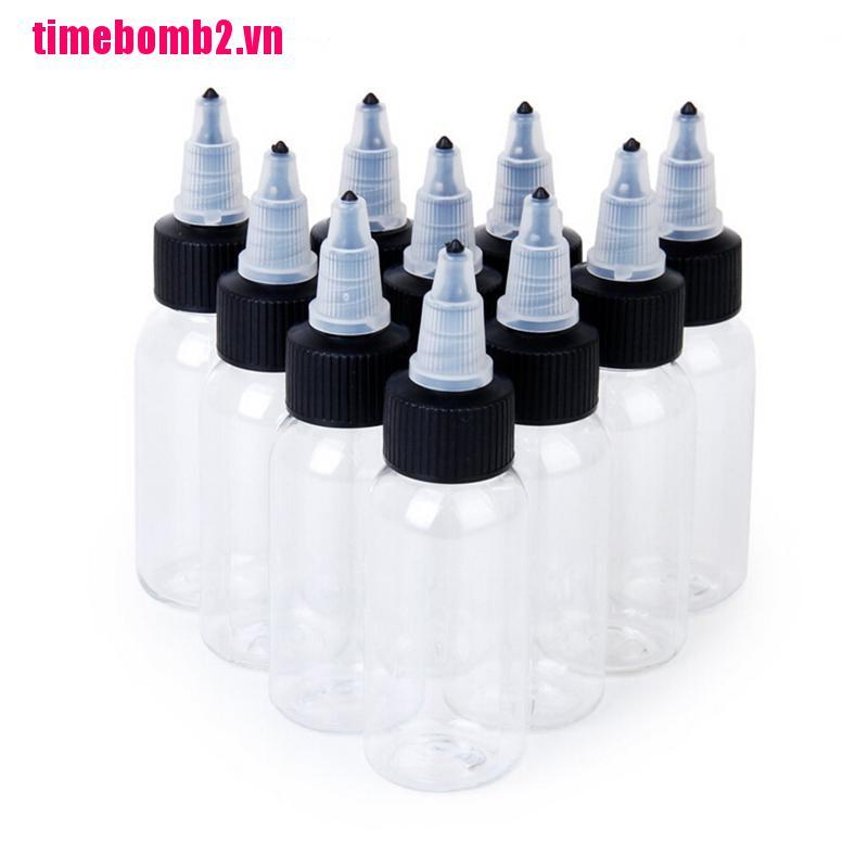 Hũ Nhựa Rỗng 30ml 1oz Đựng Mực Xăm Có Nắp Vặn Tiện Dụng