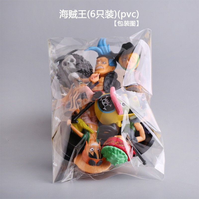 {Mô hình OnePiece cao 6-9 cm} Combo 6 mô hình One Piece - Team Luffy mũ rơm đồ chơi nhân vật Chibi Anime Figures giá rẻ