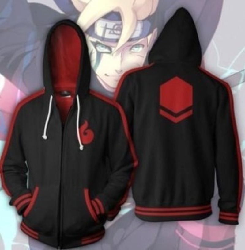 Áo Khoác Hoodie Cosplay Nhân Vật Anime Naruto