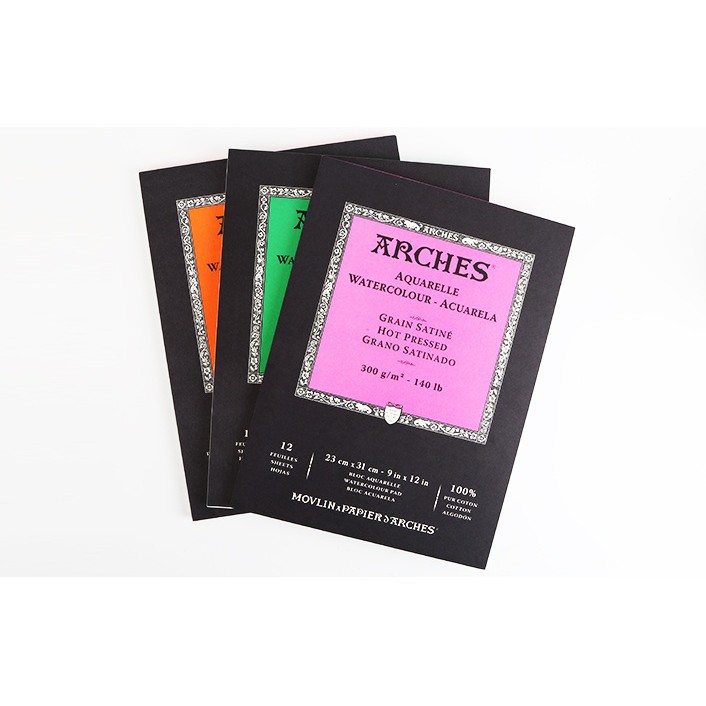 Sổ Màu Nước Arches Dạng Pad-300gsm-185gsm