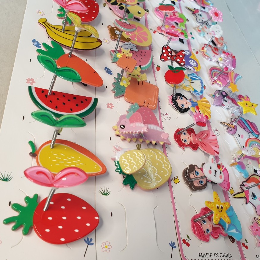 KẸP MỎ VỊT THÚ NHÚNG CHO BÉ GÁI