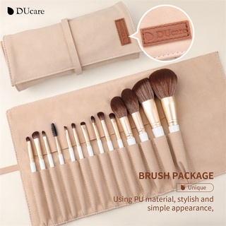 Set 14 Cọ Trang Điểm DUcare Chất Liệu Sợi Tổng Hợp Đa Năng