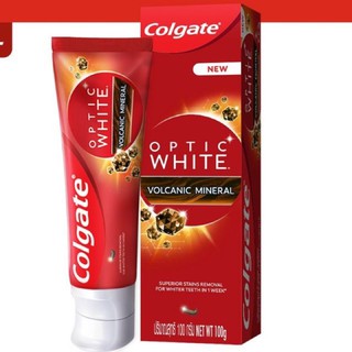 Kem đánh răng Colgate Optic White Volcanic Mineral 100g