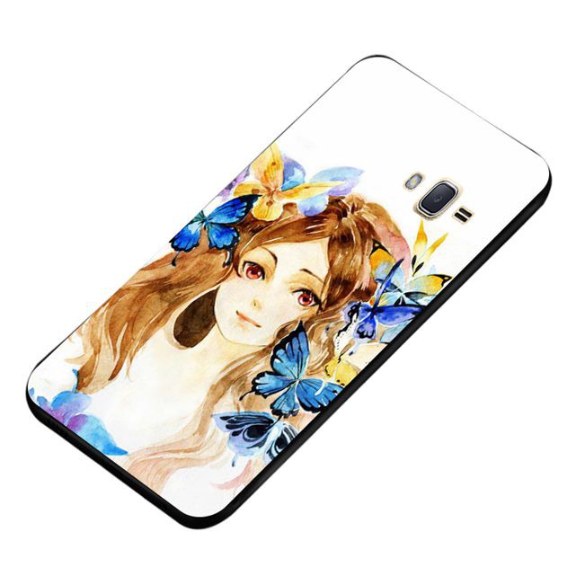 Samsung Galaxy A3 A5 A7 A8 J1 Ace J2 J3 J5 J7 2015 2016 Sketch female Silicon Case