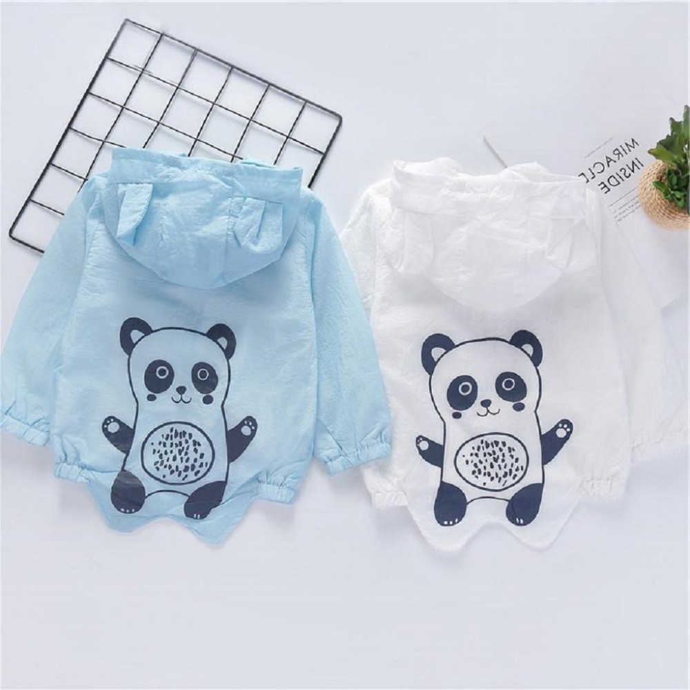 Áo Chống Nắng Cho Bé Trai Bé gái In Hình Gấu Cute SÂU SHOP, Áo Khoác Cho Bé Từ 6-21kg