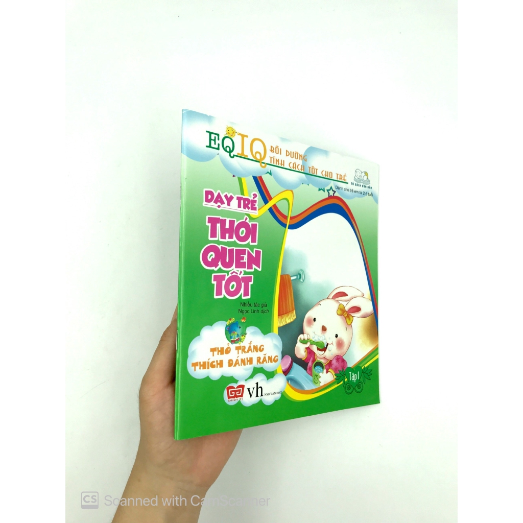 Sách - Dạy Trẻ Thói Quen Tốt - Thỏ Trắng Thích Đánh Răng (Tái Bản 2018)