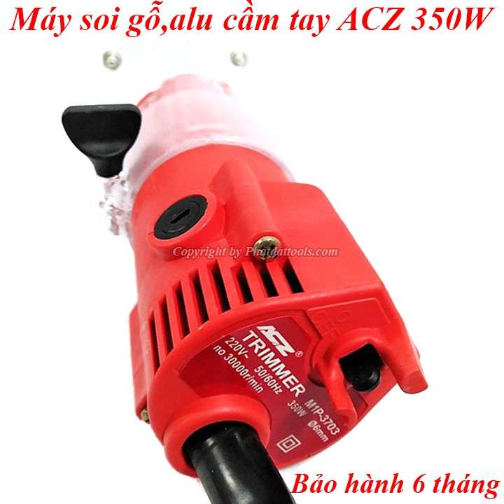 Máy Đánh Cạnh Gỗ,Soi Gấp Mép Alu ACZ Model 3703-Tặng Kèm Mũi Soi Alu-Bảo hành 6 tháng