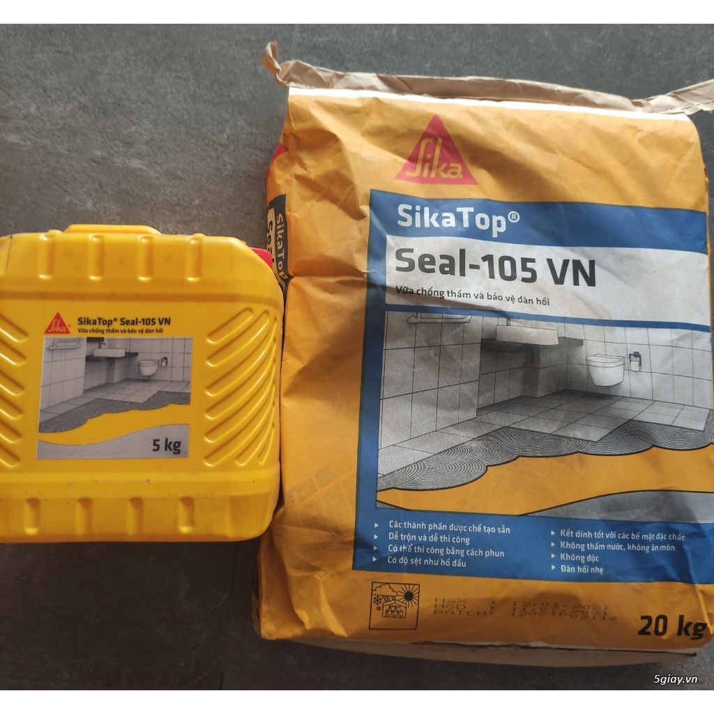 Sika - Chống Thấm Nhà Vệ Sinh - SikaTop Seal 105  SIKA THẾ VŨ
