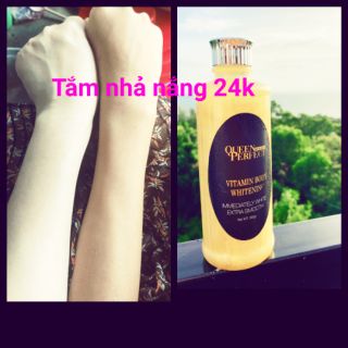 Sữa tắm Vitamin Body Whitening Queen Perfect