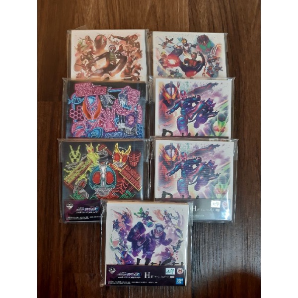 [ ICHIBAN KUJI ] Tranh Ichiban Kuji Prize H Memory Board Prize H Kamen Rider 50th