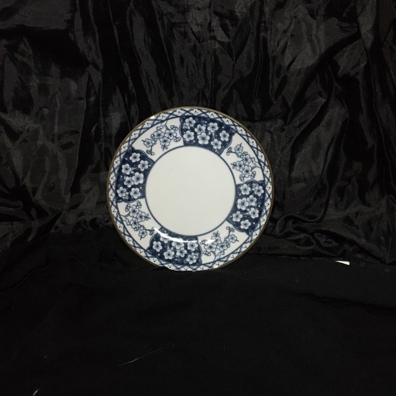 [5 size]Đĩa Sứ Họa Tiết Hoa Mai, Men Nét, Dày Dặn, Hàng Cao Cấp