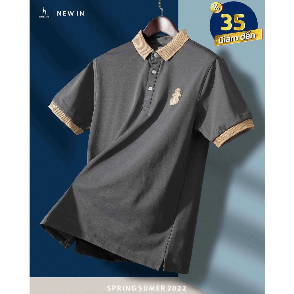 Áo Thun Nam Ngắn Tay Có Cổ Body Nam Cao Câp DRMT Chất Cotton 100% Co giản Tốt