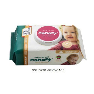 Combo 2 gói khăn ướt Mamamy 100 tờ minminshop