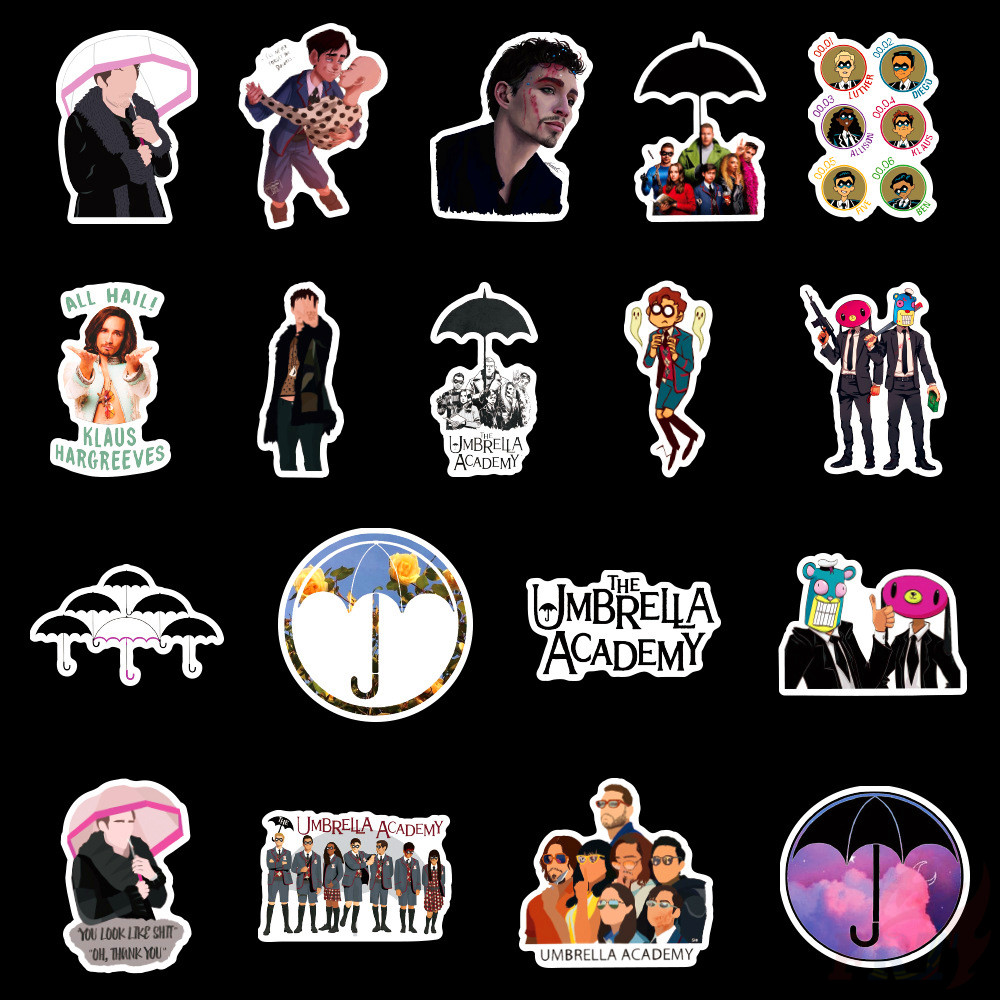 ❉ The Umbrella Academy - Series 01 TV Shows Stickers ❉ 50Pcs/Set Waterproof DIY Fashion Decals Doodle Stickers