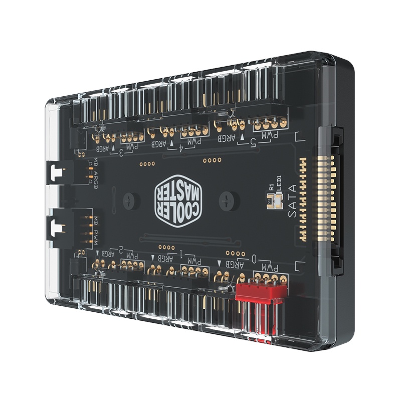COOLER MASTER Bộ HUB Chia 1 Ra 6 Cổng 3 Pin 5V RGB 2 Trong 1