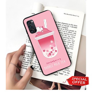 Ốp lưng Oppo Reno 4 Pro/ Reno 4/ Reno 3 Pro/ Reno 3/ Reno 2/ Reno 2F/ Reno Hình Trà Sữa