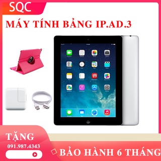 Máy tính bảng thế hệ thứ 3, màn hình 9.7 inch bản Wifi/3G 16GB/32GB/64GB tặng kèm củ cáp sạc bao da – Bảo hành 6 tháng