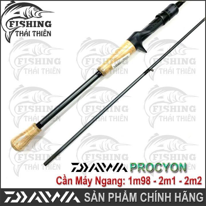 Cần Câu Cá Daiwa Procyon 662MF, 702MHX, 732MHX Cần Lure Máy Ngang 1m98, 2m1, 2m2 Dòng Cao Cấp Hàng Chính Hãng