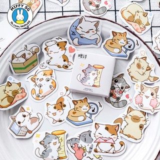 [Candy Poetry] Bộ 45 sticker trang trí planner/ buttler journal BOSS MÈO CỦA TUI