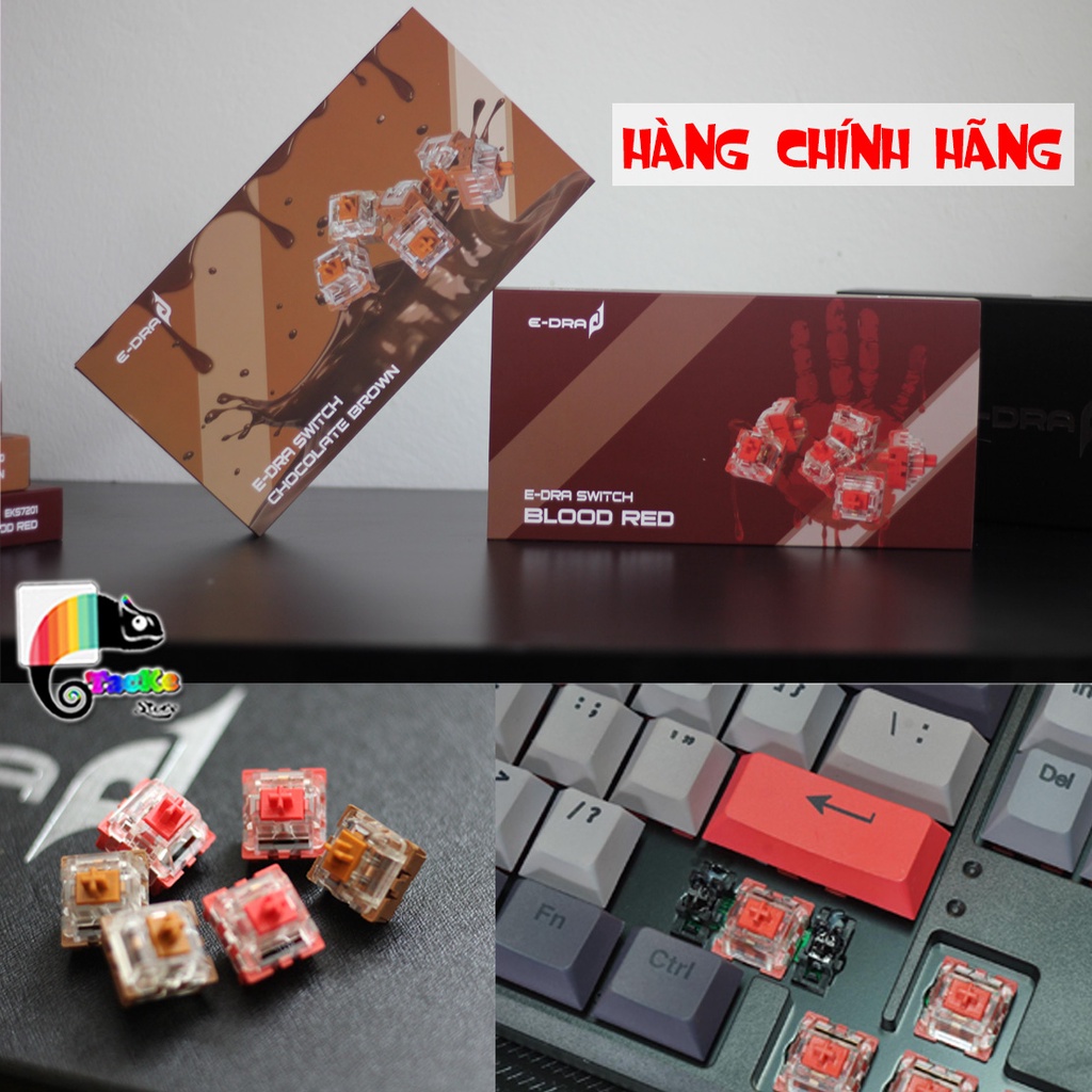 [CHÍNH HÃNG] Switch bàn phím cơ E-Dra Switch Red/Brown EKS7200 EKS7201 I Công tắc bàn phím cơ Switch Edra | BigBuy360 - bigbuy360.vn