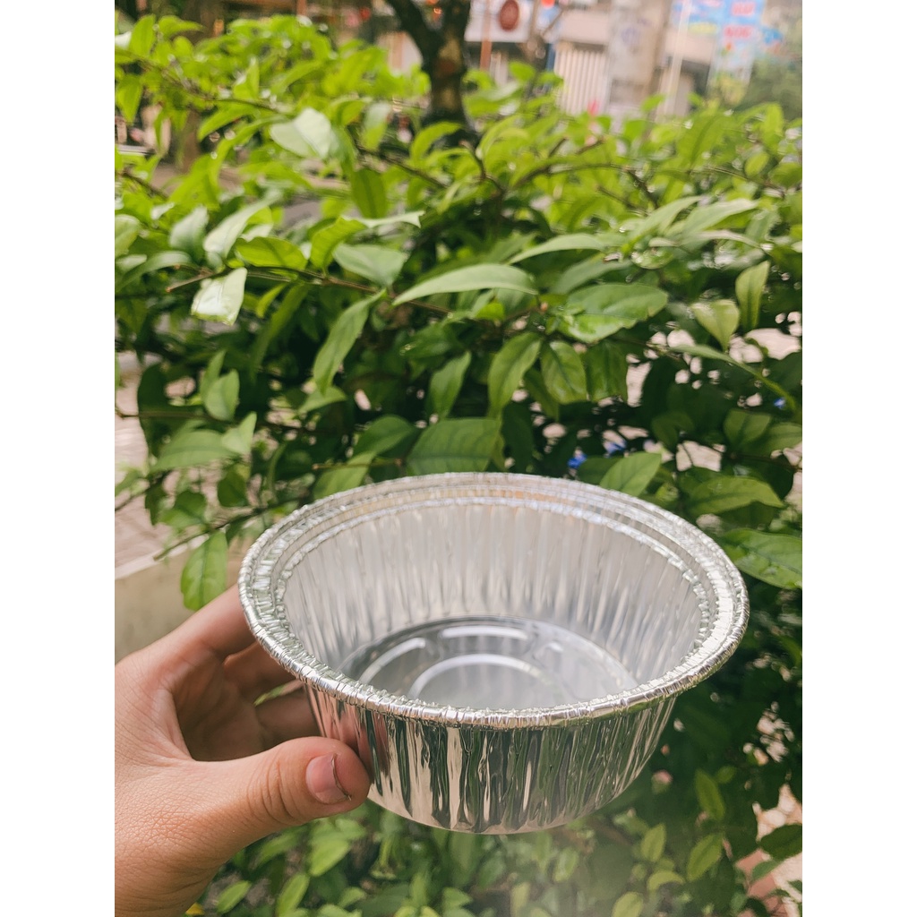 Chén Khuôn giấy bạc 250ml dùng nướng thực phẩm, nướng bánh, nướng hàu tiện lợi