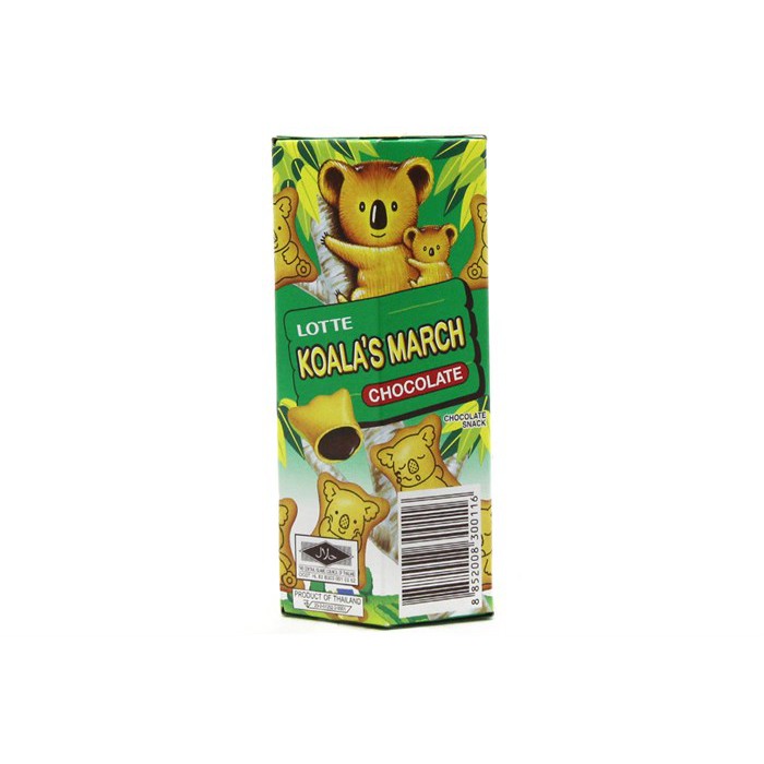 Bánh gấu nhân kem socola/dâu Lotte Koala's March 37g