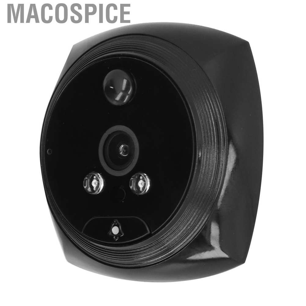 Macospice Digital Door Viewer Night Vision Motion Detection Video Camera Electronic Doorbell with 4.3in Indoor Display