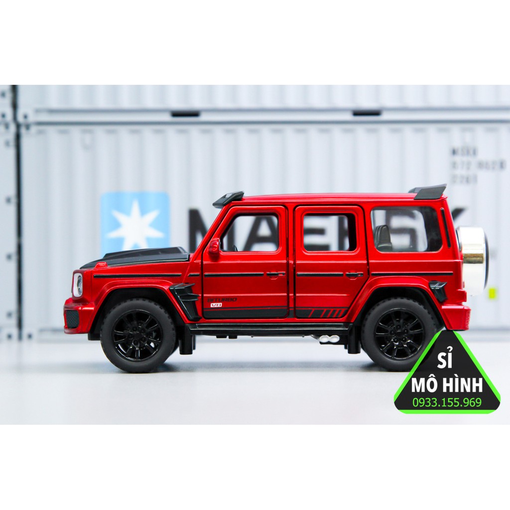 [ Sỉ Mô Hình ] Mô hình xe SUV Mercedes Brabus 700 1:32 Đỏ