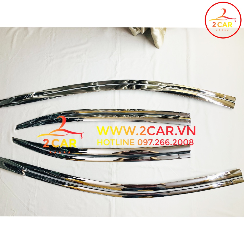 [Mã LIFEAUMAY giảm 10% tối đa 30k đơn 150k] Vè che mưa xe Toyota Vios 2014- 2022 mạ crom cao cấp, chính hãng Autoclover