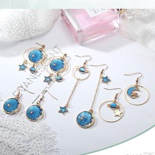 Khuyên tai thiết kế kiểu dáng không đối xứng thời trang nữ cá tính