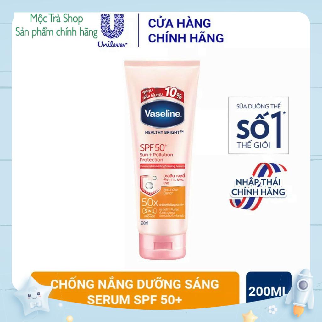 [BẢN MỚI] [CHÍNH HÃNG] Sữa Dưỡng Thể Vaseline Perfect Serum 50X Tuýp 320ml - Thái Lan - moctra251219