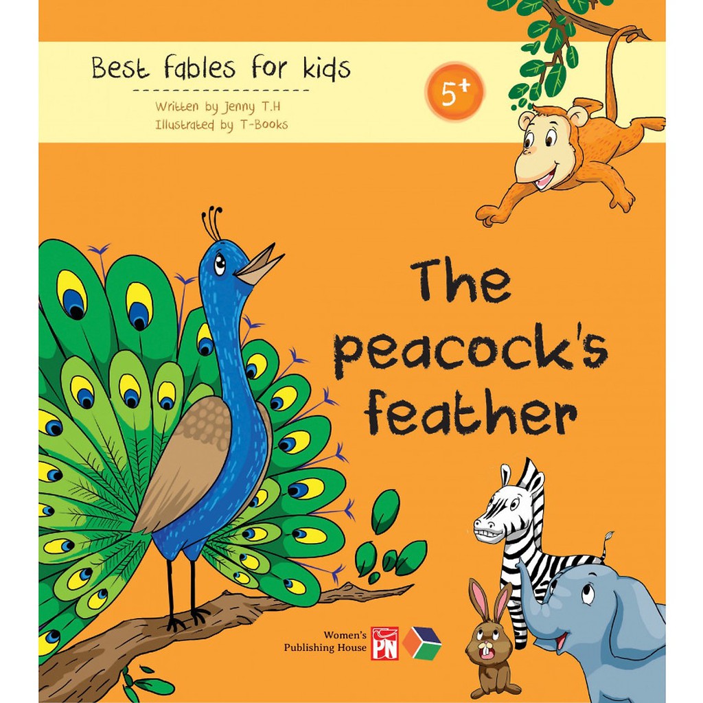 Sách -  The peacock's feather ( Best fables for kids) Truyện đơn ngữ cho thiếu nhi - 9672292248968
