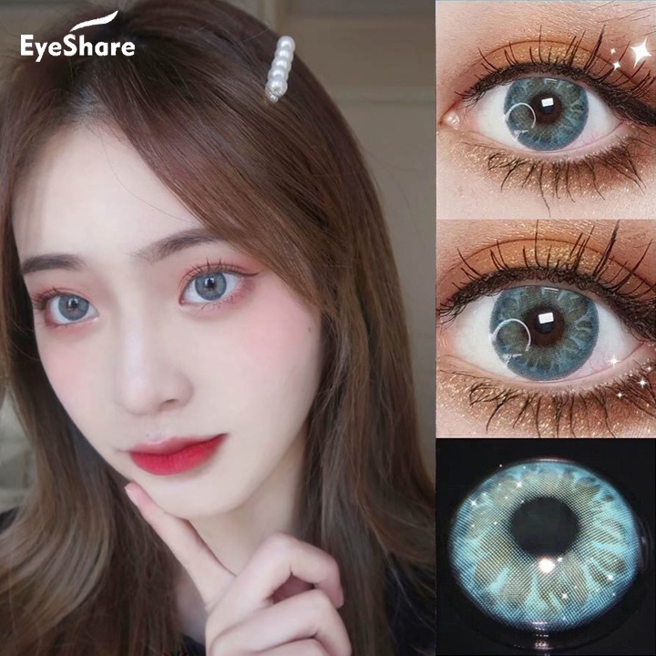 EYESHARE 1 Cặp = 2 CÁI GEM Galaxy Kính áp tròng màu tự nhiên cho mắt Beauty Elves Mirage Màu mắt kính Mỹ phẩm Kính áp tròng màu tự nhiên hàng năm cho mắt