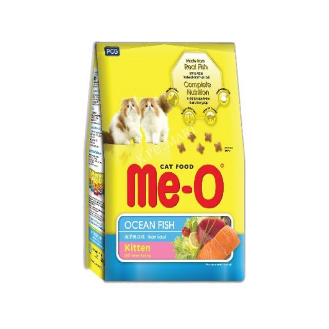 Thức Ăn Hạt Cho Mèo Nhỏ Me-O Kitten Vị Cá Biển - Petshop34.