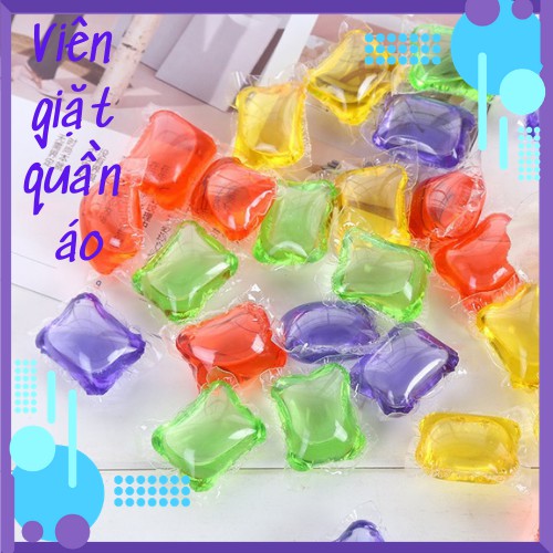 Viên giặt quần áo - Nước giặt - Nước giặt xả quần áo hộp 30 viên (VGX30)