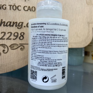 Hấp dưỡng olaplex số 3 lô mới sx tháng 6/2021
