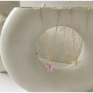 Vòng cổ Mặt Hình Bướm Mini