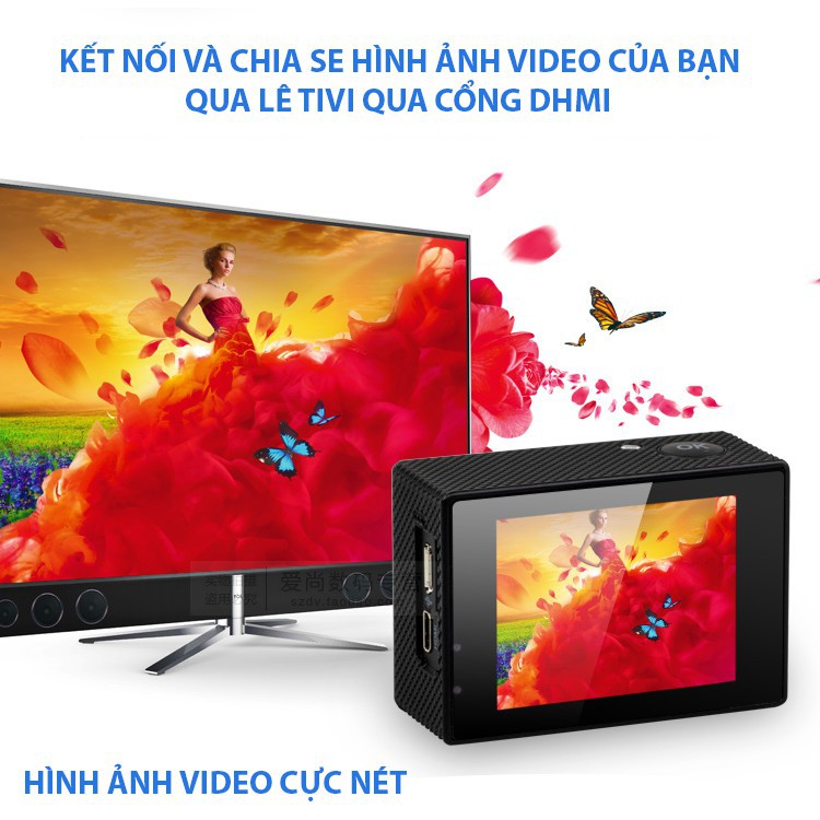 Camera hành trình 4k,Camera Hành Trình Eken H9R 4K Ultra HD Wifi - Hàng nhập khẩu