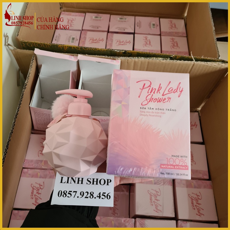 Sữa Tắm Pink Lady shower XÔNG TRẮNG CẤP TỐC