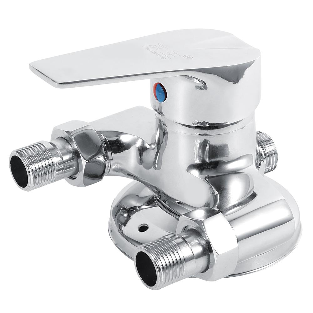 Allinit G1/2&quot; Male Thread Hot and Cold Water Mixer Mixing Control Valve for Bathroom Shower