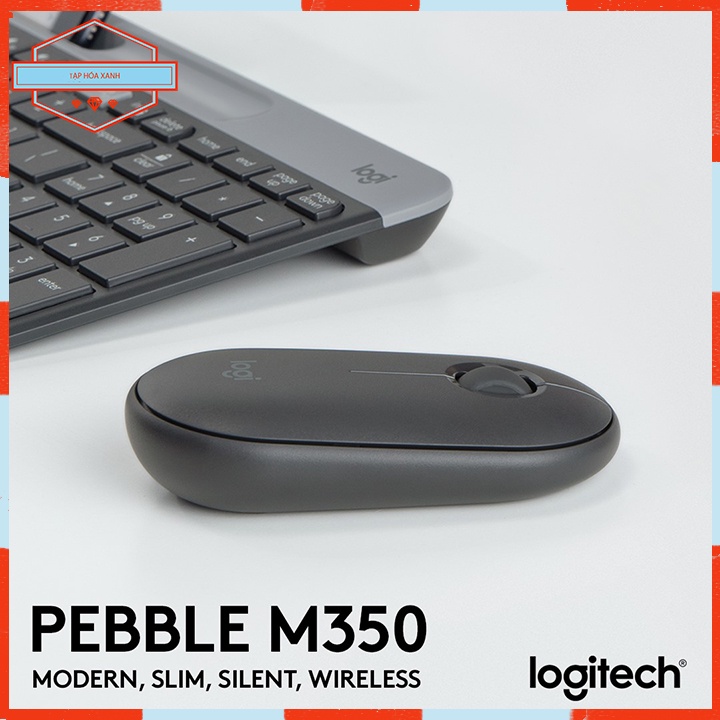 Chuột Máy Tính Bluetooth Không Dây Logitech M350 Pebble Chuột Vi Tính Laptop Pc Sillent Gaming