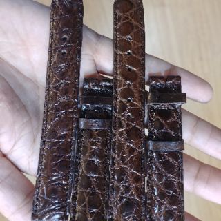 Dây đồng hồ da cá sấu thật 100% handmade