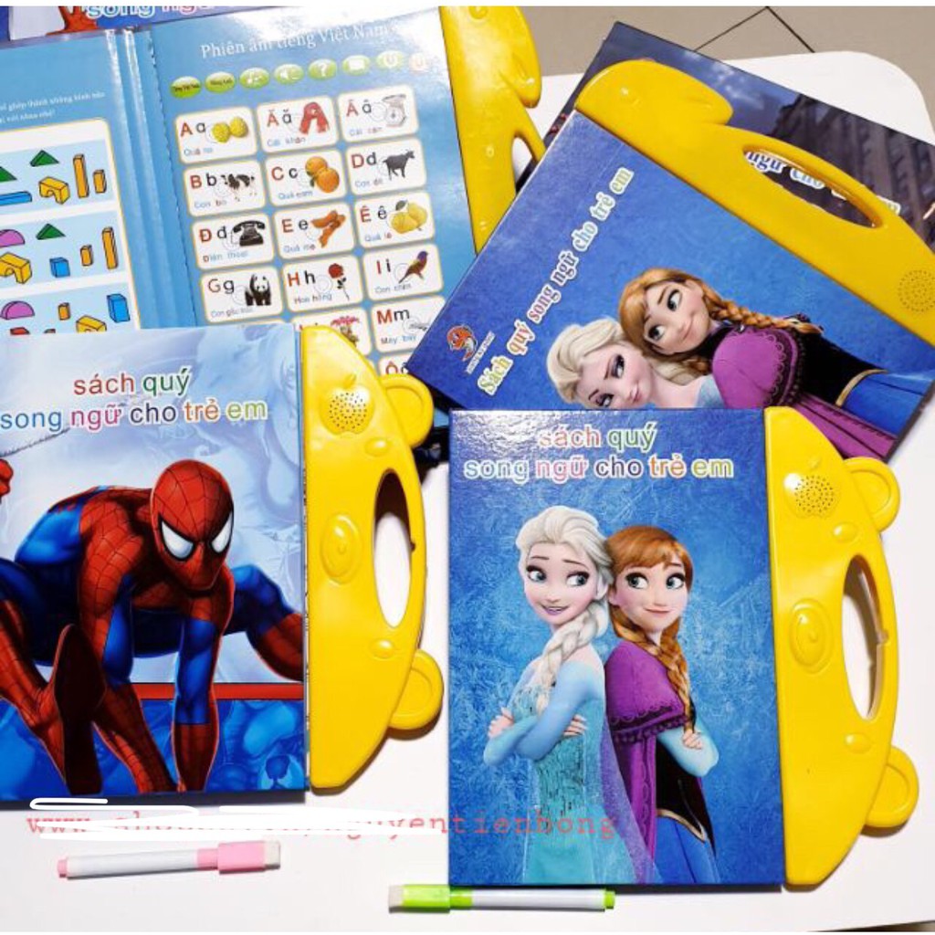Đồ Chơi Sách Học Song Ngữ Cho Bé Học Tiếng Anh