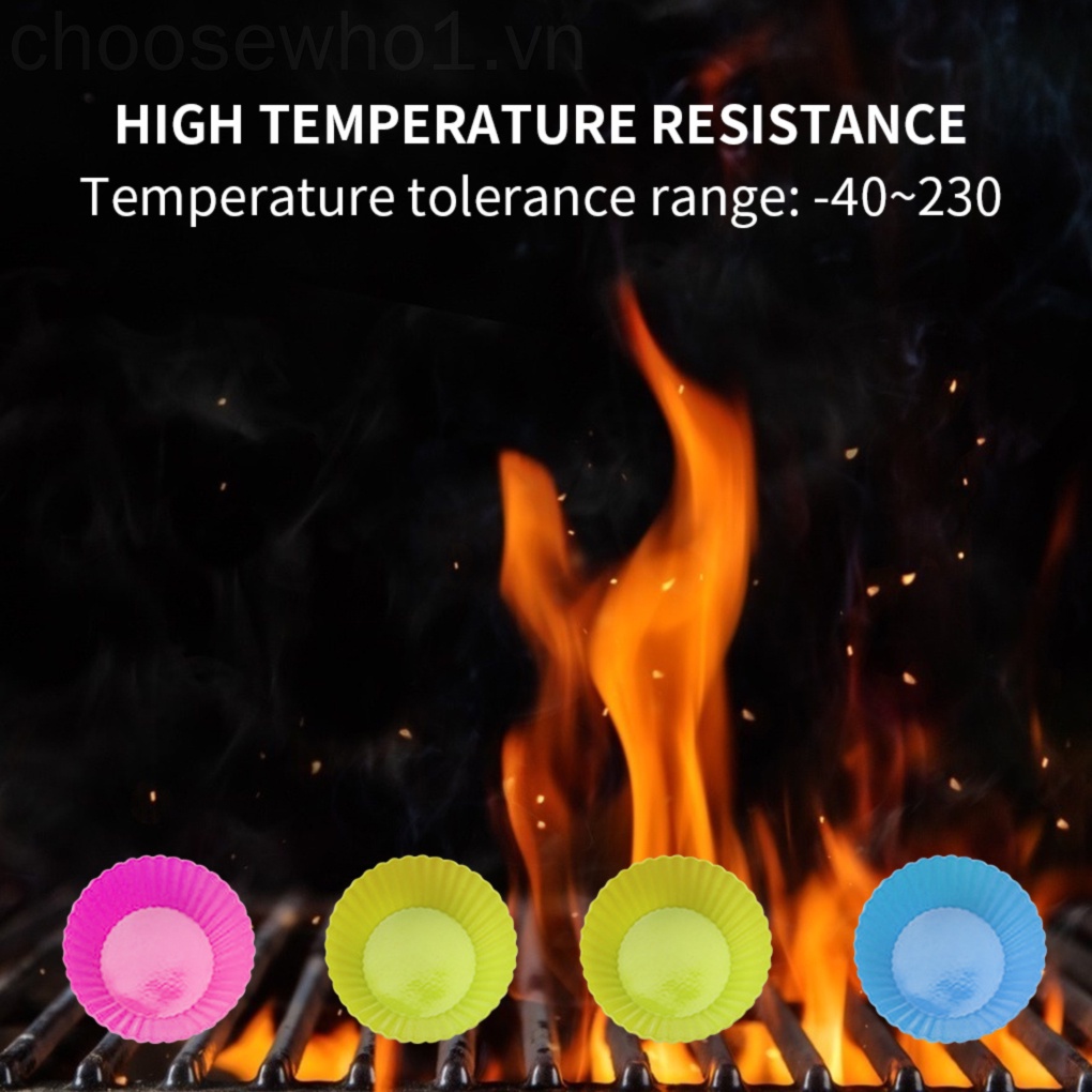 Khuôn silicon làm bánh màu cầu vồng xinh xắn