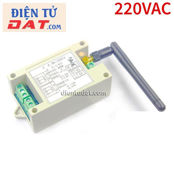 Mạch Điều Khiển 2 Relay Qua Wifi 220VAC - Dùng APP