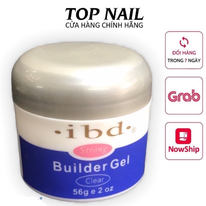 Gel đắp móng nail IBD 56g(clear)