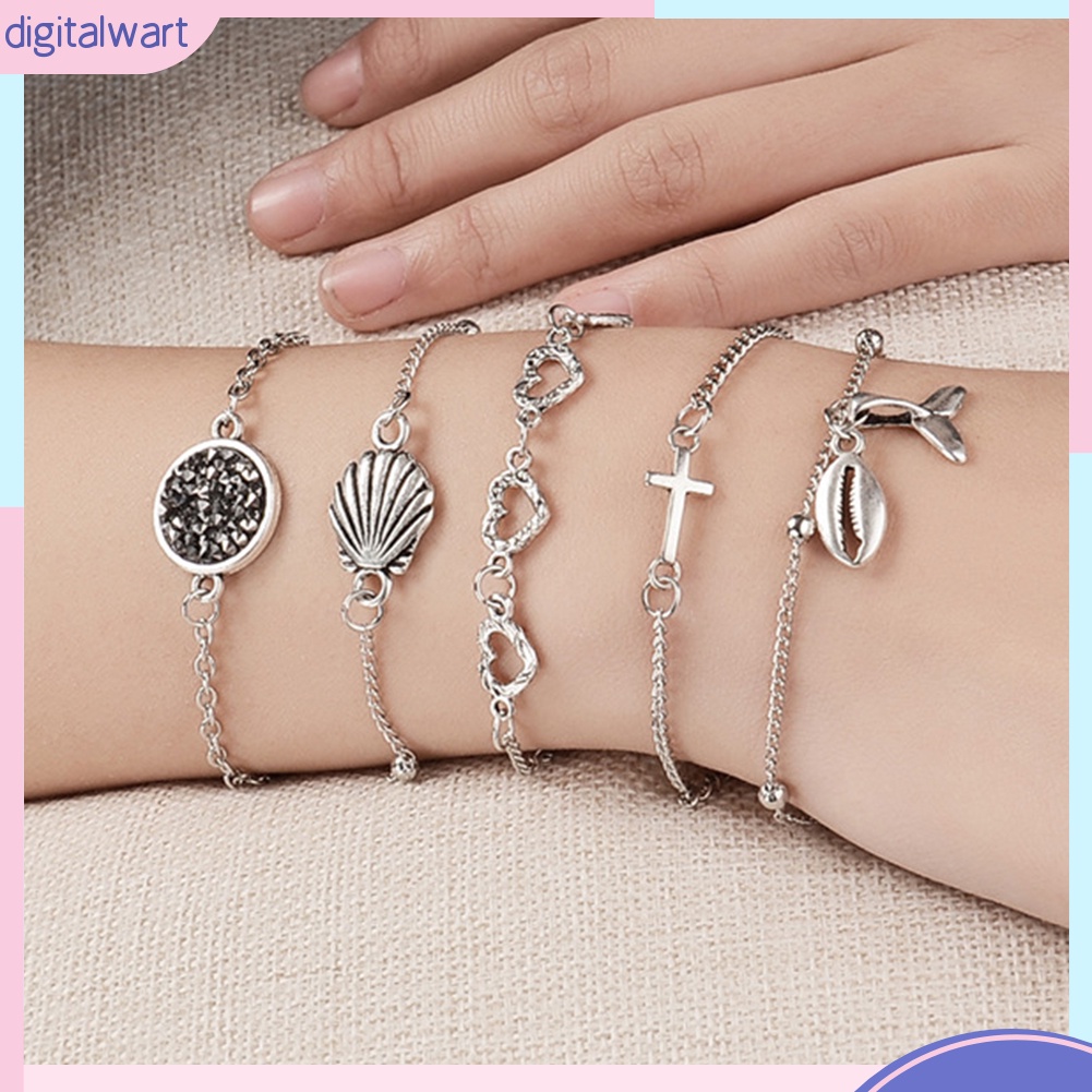 Set 5 Lắc Tay Thời Trang Cho Nữ