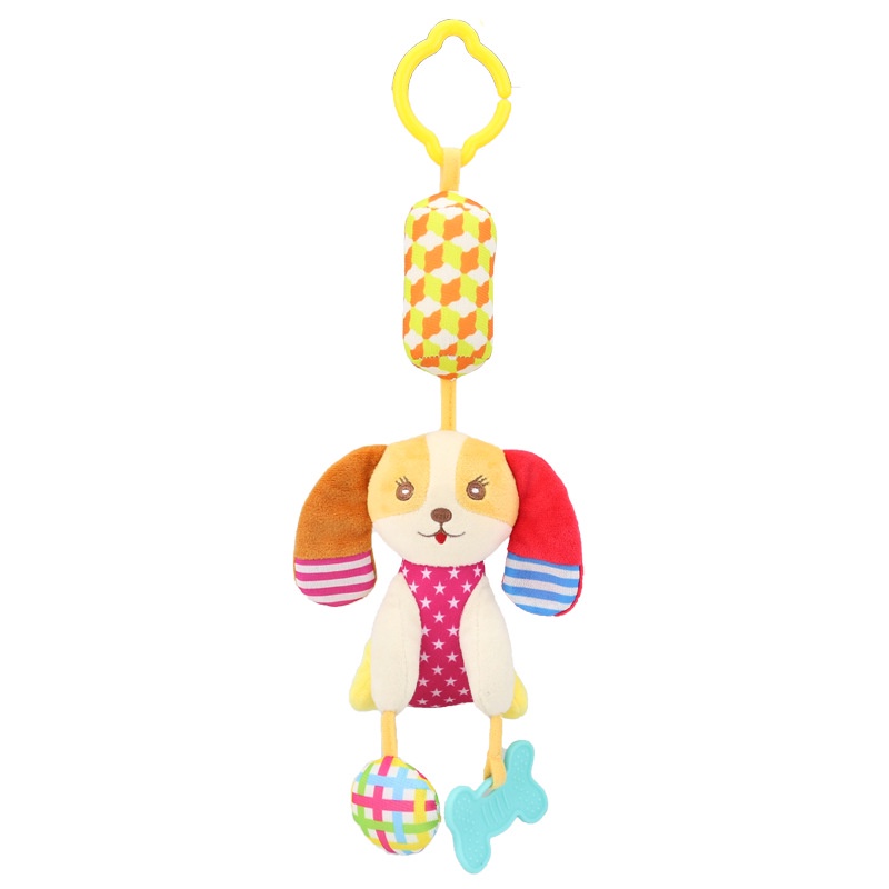 Đồ chơi nhồi bông ZHAN QI TOYS treo xe đẩy em bé 0-3 tuổi mềm mại đáng yêu