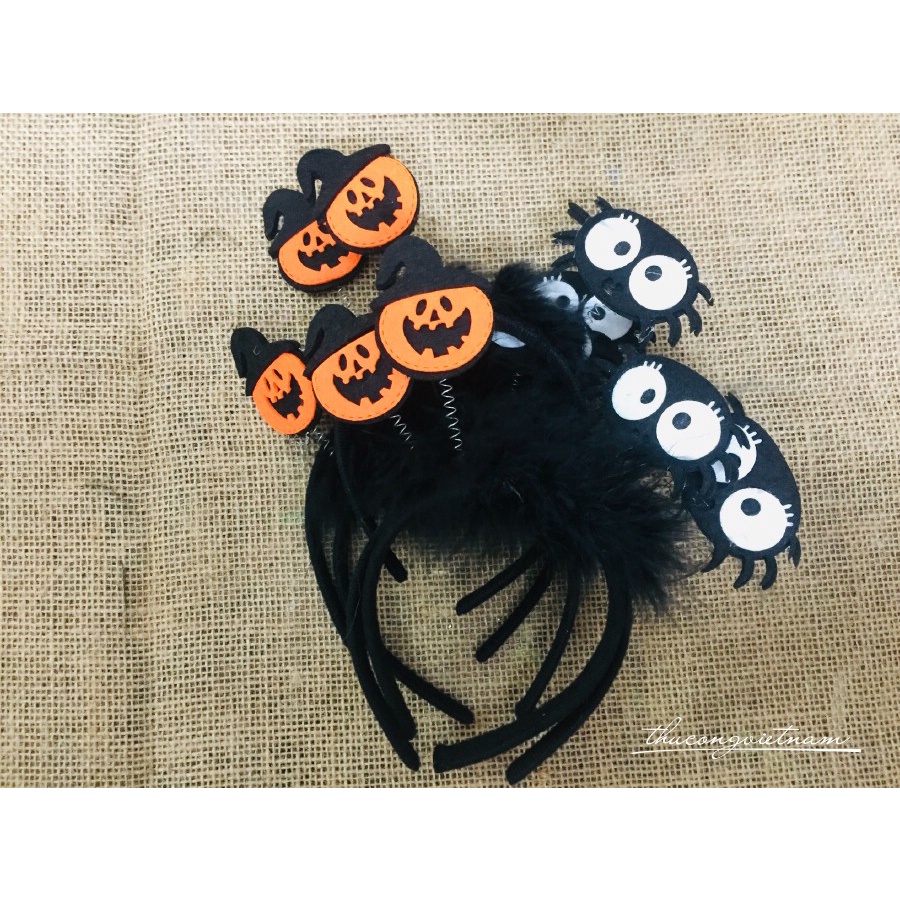 Băng đô làm bằng kẽm nhung Giáng Sinh, Halloween