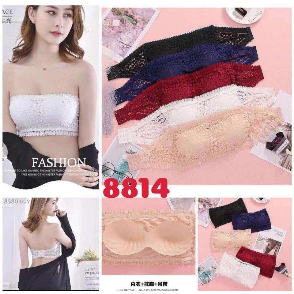THANH LÝ Áo bra ren không dây 8814